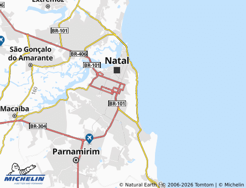 Mapa MICHELIN Nova Descoberta - ViaMichelin