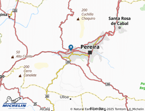 MICHELIN Porvenir map - ViaMichelin