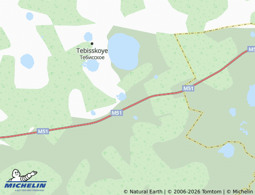 MICHELIN-Landkarte Tebis - ViaMichelin