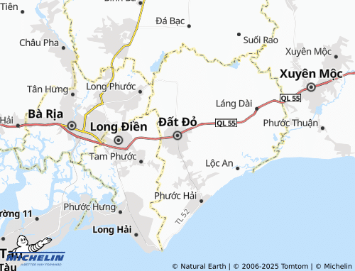 Mappa MICHELIN Đất Đỏ - ViaMichelin