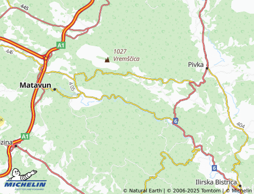 MICHELIN Buje map - ViaMichelin