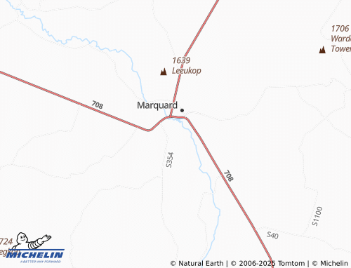 MICHELIN Moemaneng Extension 8 map - ViaMichelin
