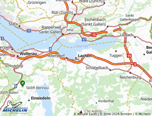 Mappa MICHELIN Lachen - ViaMichelin