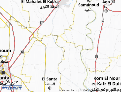 Carte MICHELIN Kafr Shishta - ViaMichelin