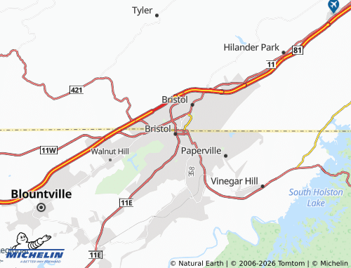 Mapa MICHELIN Bristol - ViaMichelin