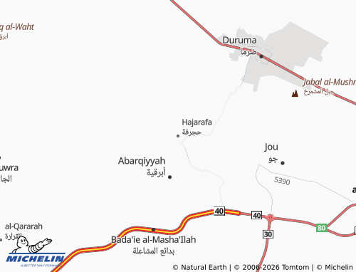 Mapa MICHELIN Hajarafa - ViaMichelin