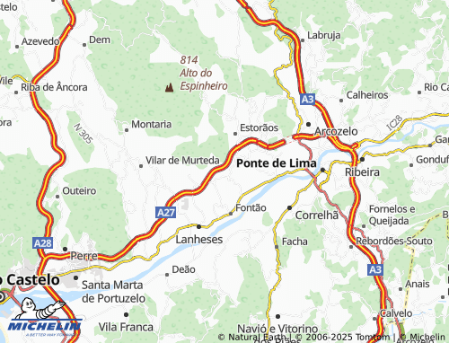 Mapa MICHELIN Fojo de Arcos - ViaMichelin