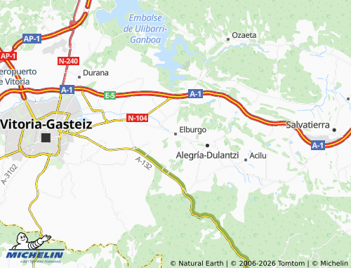 Mapa MICHELIN Elburgo - ViaMichelin