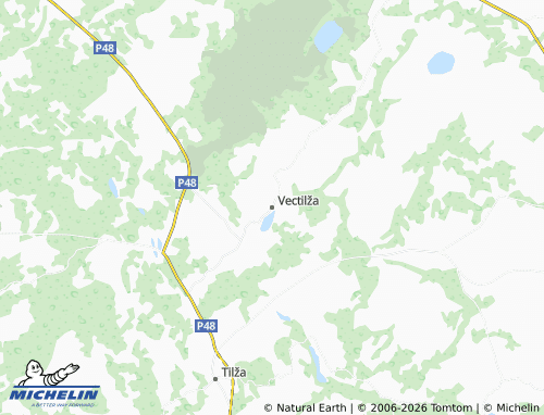 Mapa MICHELIN Vectilžas pagasts - ViaMichelin