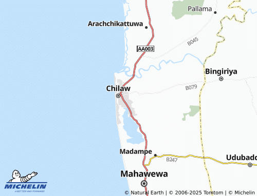 MICHELIN Pitipana East map - ViaMichelin