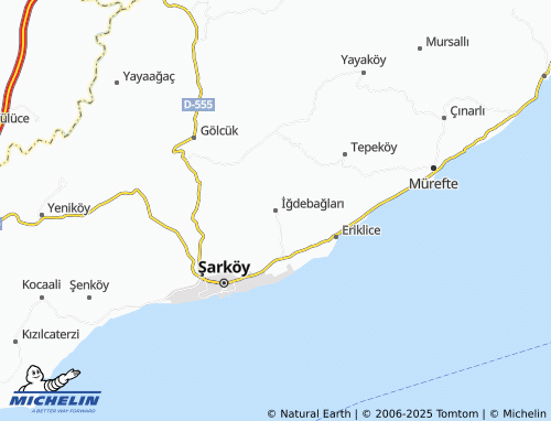 MICHELIN-Landkarte İğdebağları - ViaMichelin