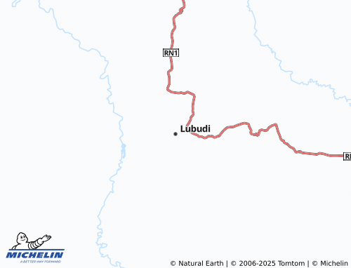 MICHELIN Lubudi map - ViaMichelin
