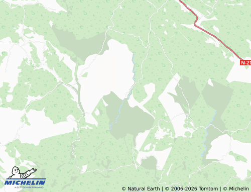 MICHELIN Ablanque map - ViaMichelin
