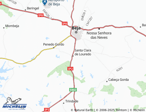 Mappa MICHELIN Santa Clara de Louredo - ViaMichelin