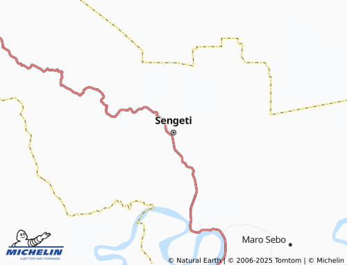 MICHELIN Sengeti map - ViaMichelin