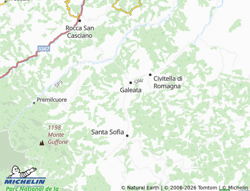 MICHELIN Pianetto map - ViaMichelin