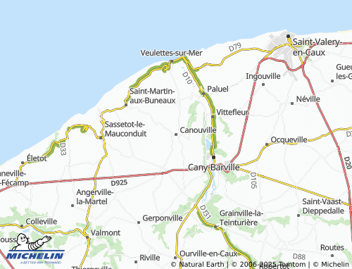 MICHELIN-Landkarte Canouville - ViaMichelin