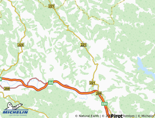 MICHELIN-Landkarte Ragodeš - ViaMichelin
