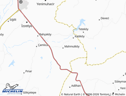 Mappa MICHELIN Mahmutköy - ViaMichelin
