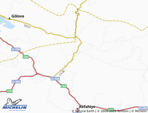 Mappa MICHELIN Damlaca - ViaMichelin