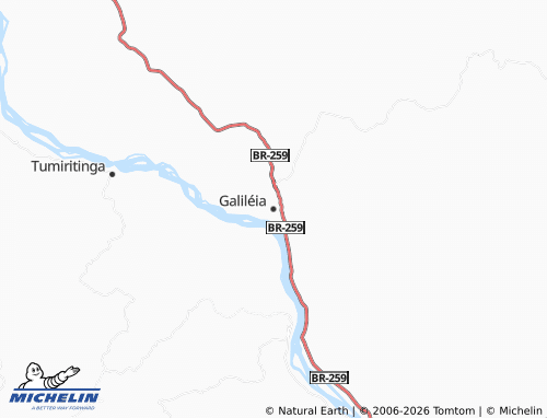 MICHELIN Galiléia map - ViaMichelin