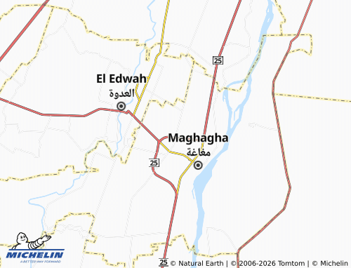 Mappa MICHELIN al-Koum al-'Akhdar - ViaMichelin
