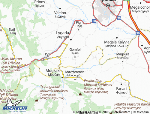 MICHELIN Gomfoi map - ViaMichelin