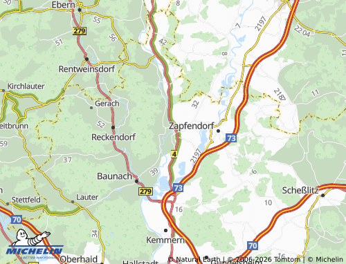 Mappa MICHELIN Rattelsdorf - ViaMichelin