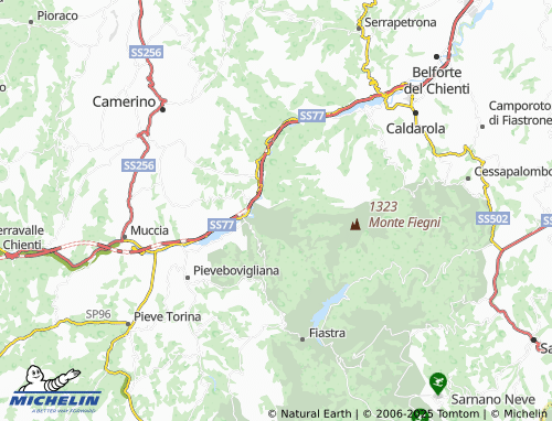 MICHELIN San Giusto map - ViaMichelin