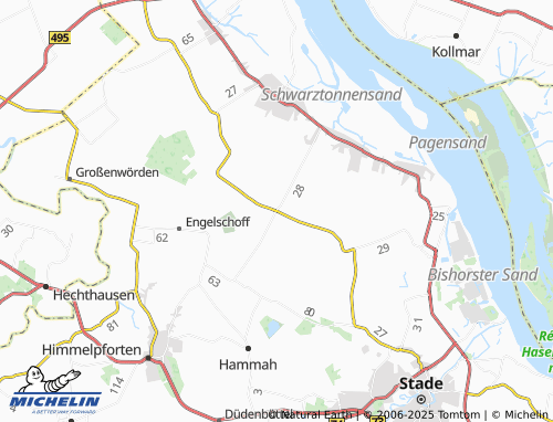 Kaart MICHELIN Ritschermoor - ViaMichelin