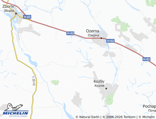 Mappa MICHELIN Tsytsory - ViaMichelin