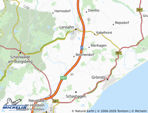 MICHELIN Beschendorf map - ViaMichelin