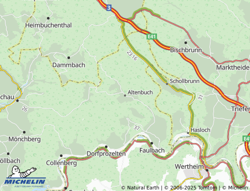 MICHELIN Altenbuch map - ViaMichelin