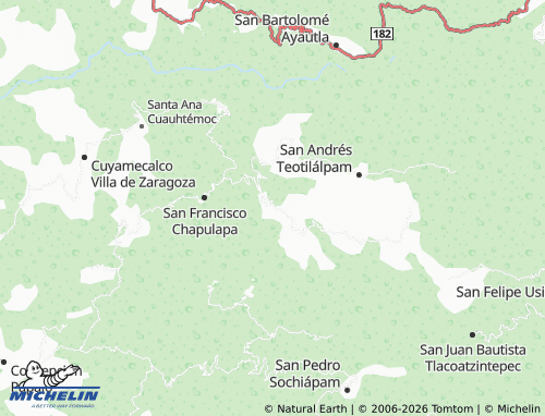 MICHELIN Tianguisco map - ViaMichelin