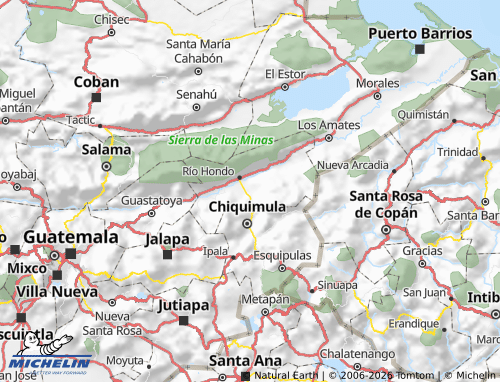 Mapa MICHELIN Zacapa - ViaMichelin