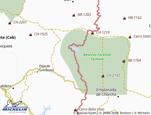 Mappa MICHELIN Hornito - ViaMichelin