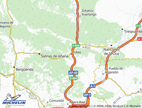 MICHELIN Pobes map - ViaMichelin