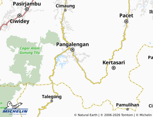 MICHELIN Sukamanah map - ViaMichelin