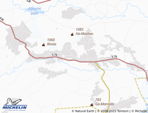 Kaart MICHELIN Bungeni - ViaMichelin