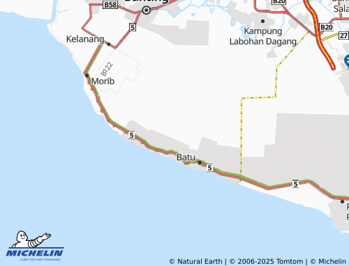MICHELIN-Landkarte Kampung Kota Raja - ViaMichelin
