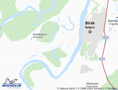 MICHELIN-Landkarte Kandakovka - ViaMichelin