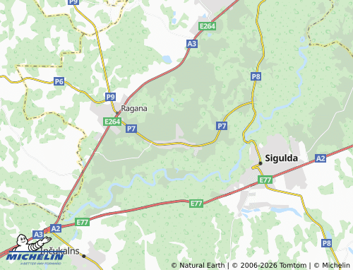 Mapa MICHELIN Putniņi - ViaMichelin