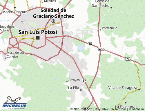 Mapa MICHELIN Residencial del Bosque - ViaMichelin