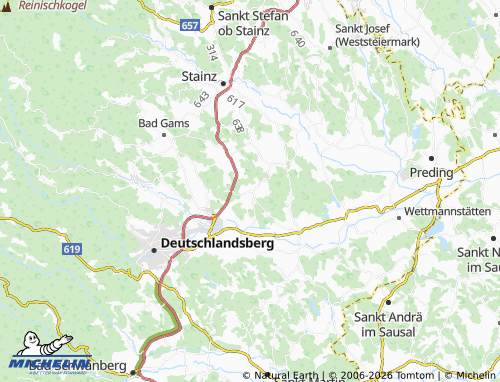MICHELIN Tanzelsdorf map - ViaMichelin