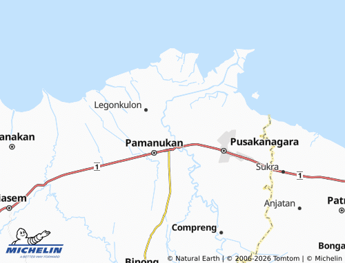 MICHELIN Karangmulya map - ViaMichelin