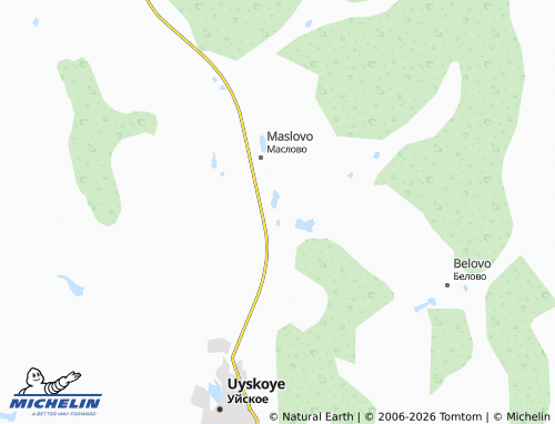 MICHELIN-Landkarte Kosogorka - ViaMichelin