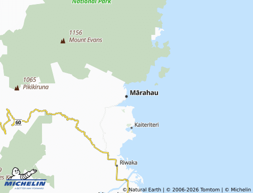 Mapa MICHELIN Mārahau - ViaMichelin