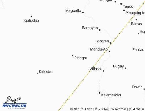 MICHELIN Pinggot map - ViaMichelin