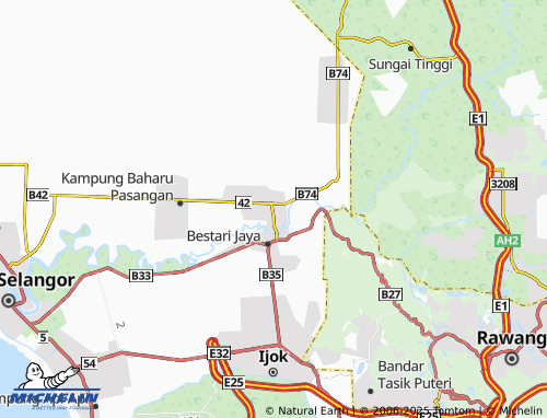 MICHELIN Kampung Idaman map - ViaMichelin