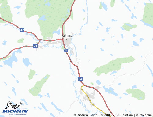MICHELIN Rosenfors map - ViaMichelin